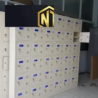 Tủ giày bằng sắt sơn tĩnh điện 36 khoang cánh sắt mở 72 ngăn 306C6KG